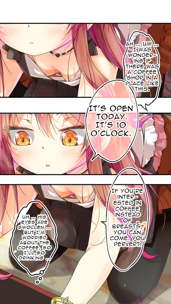 不愛想なカフェ店員に恋する話 in English
A story about falling in love with an unfriendly cafe clerk

・Breaktime with Cafechan
※自動翻訳です 