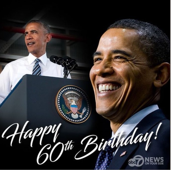 Happy 60th birthday to former President Barack Obama! 