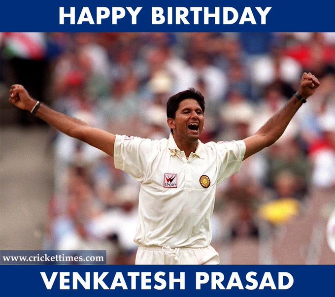 Happy Birthday, former India pacer Venkatesh Prasad 