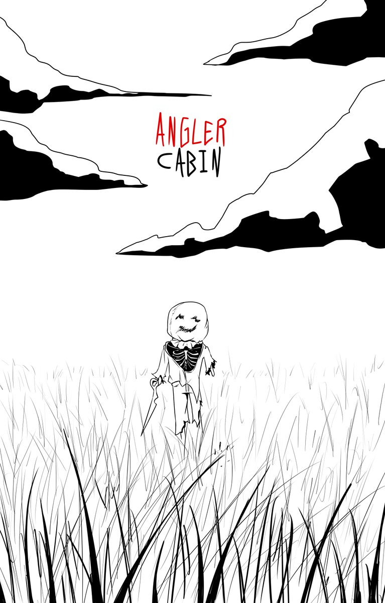 Last Angler Cabin concept poster, maybe one day I'll slap some greyscale on it 