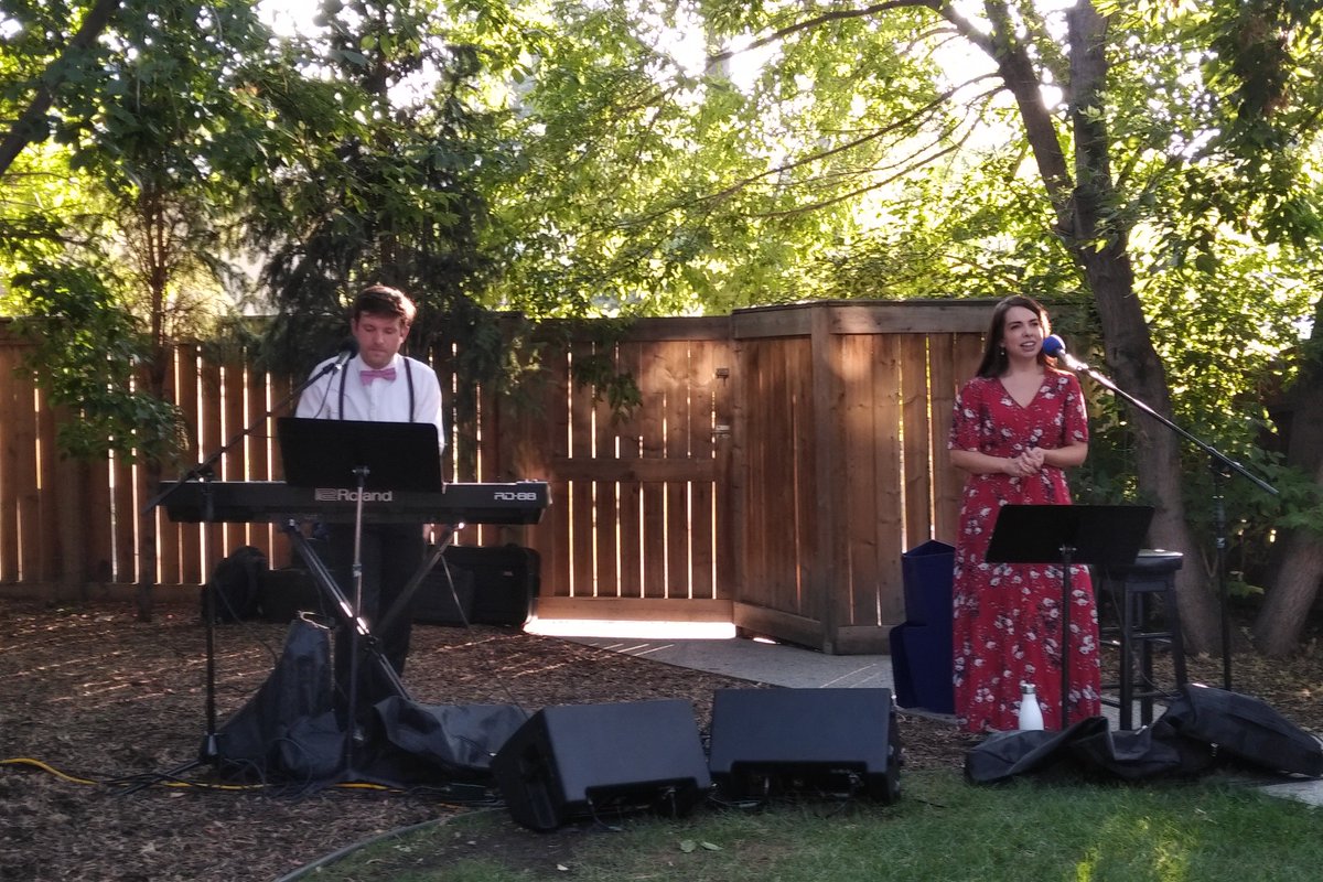 Memory_Catcher's tweet image. The magic of #theatre in the backyard?  Yes, please!  Hats off to @RachelNell @greenfieldsteve @citadeltheatre for a beautiful performance this evening!  #ctroadshow #yeg #yegarts
