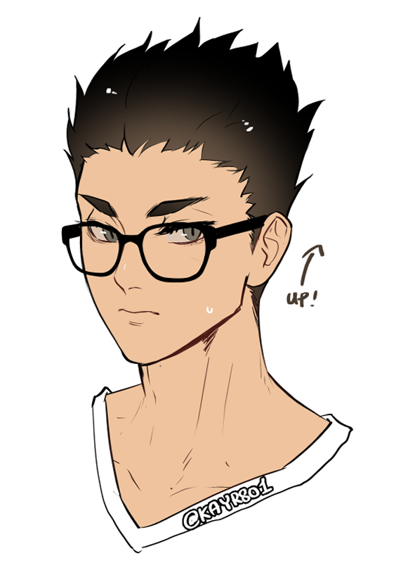 Bokuto wants to switch hairstyles with Akaashi, but ended up having Kiyoomi's... #BokuAka 