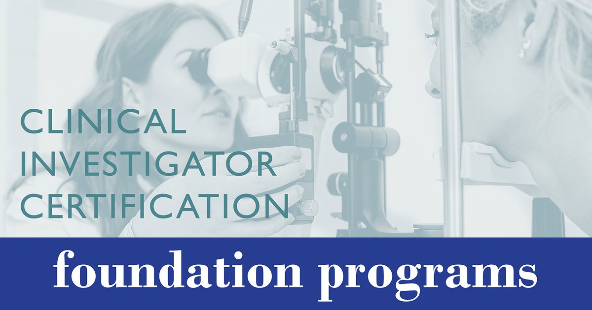 aaopt's tweet photo. The American Academy of Optometry Foundation is pleased to open registration for the second Clinical Investigator Certification Program. Learn more: https://t.co/Xc9xAQHvQj #AAOptometry #AAOptometryFoundation #optometry https://t.co/yWIQa0idzt