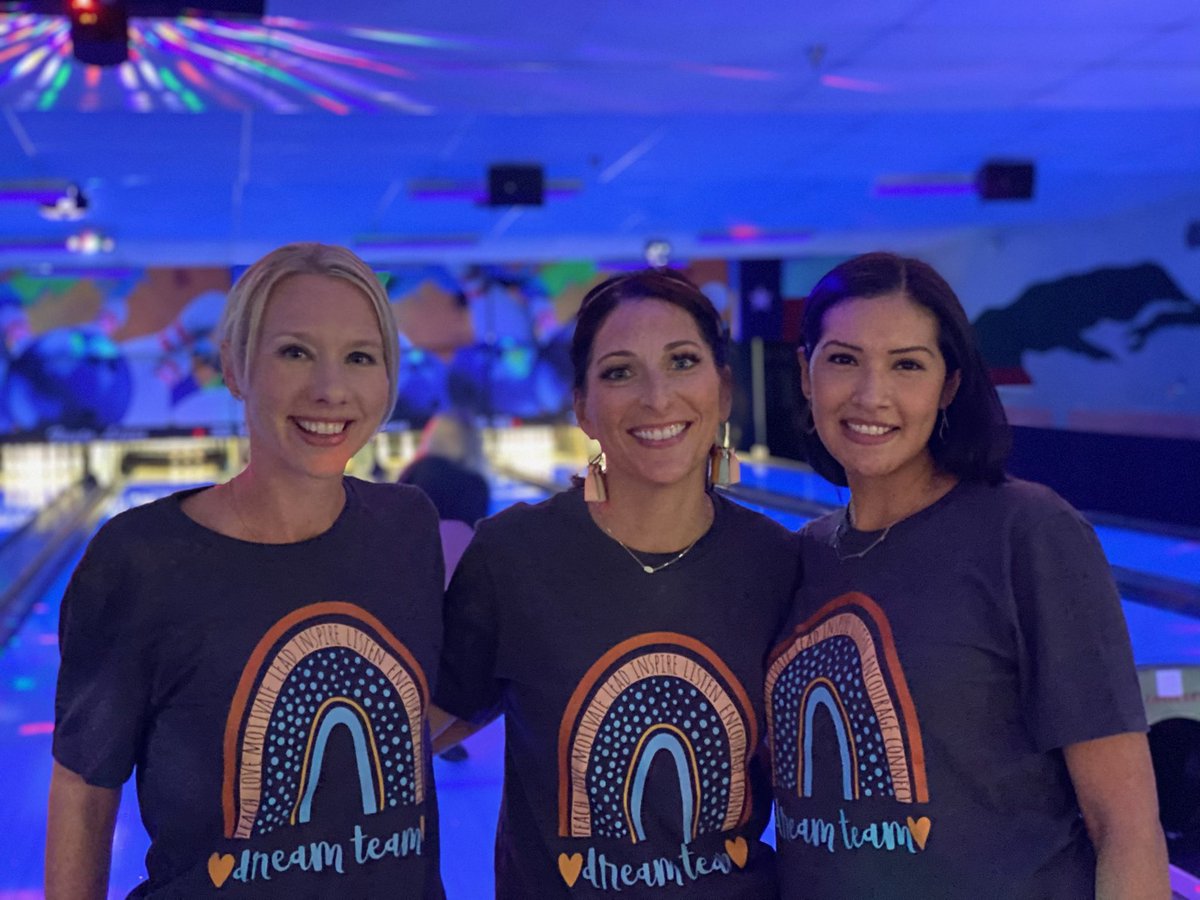 My biggest take away from leadership launch may be what I already knew. I’m on a team where we rise together and we fall together. Even in the “gutter”😳we find purpose ❤️and laughter. Reflect-Refine-Repeat! We got this!@WrayKrista <a href="/LyssyKim/">Kim Lyssy</a> <a href="/TiffaniZimmerh1/">Tiffani Zimmerhanzel</a>