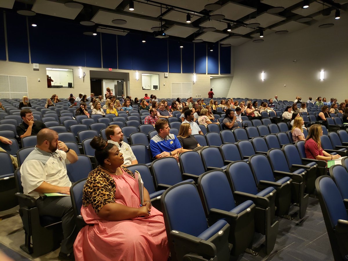 Beauregard High is host to the 2021 Lee County New Teacher Institute. Our central office is preparing teachers for coming year.