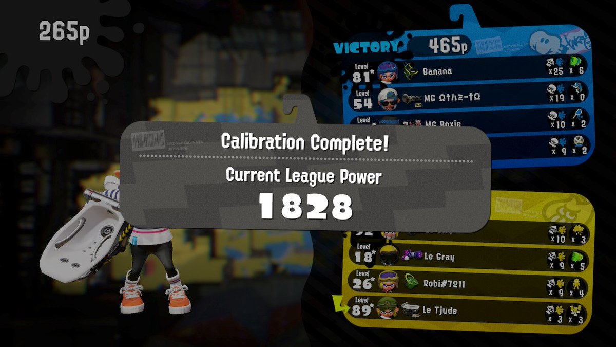 LeTJxxx's tweet photo. Thanks for the games @catwoomy_ @GrayTendo @Malibu_013 ! :)
#Splatoon2 #League #Rainmaker #LeClan #Discord #Nintendo #nintendoswitch #NintendoSwitchOnline #BOJAY https://t.co/JsY75IwjTv