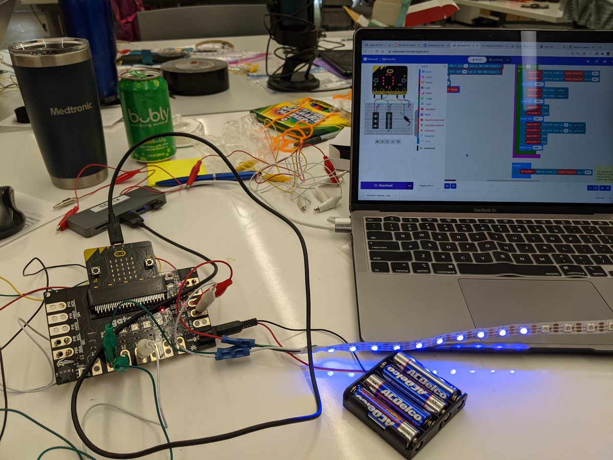 BoulderMai's tweet photo. Thank you @CU_ICS @NSF_iSAT @bush_jeff, Quentin Biddy, and Jay Luther for a wonderful week of learning. I am excited to implement the Sensor Immersion unit in the Fall using the gator:bit from @sparkfun. @areitzig @CrystalUlander @FlagstaffAcad @WestviewSVVSD @microbit_edu https://t.co/Y5NhC5z7d6