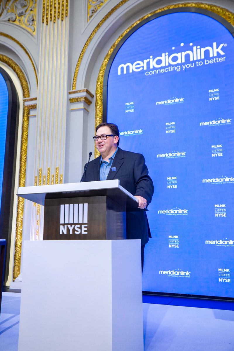 meridianlink's tweet photo. It's been a great day for us today at the @NYSE. We're so excited to start our journey as a public company! #MeridianLinkIPO $MLNK https://t.co/7CNLAFPJwy