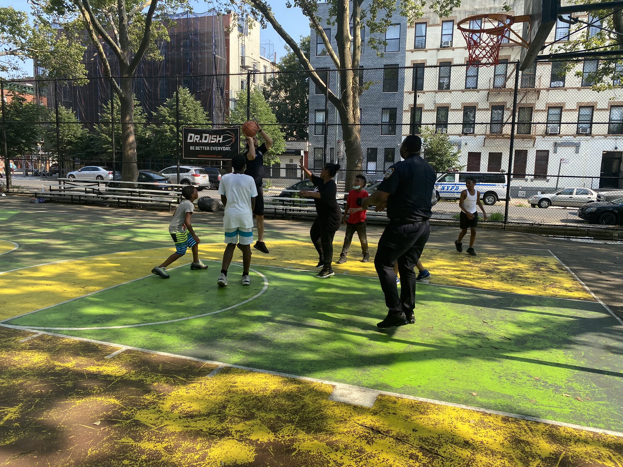 NYPD 79th Precinct on Twitter: "From the courts 🏀 to the gridiron 🏈 Our ...