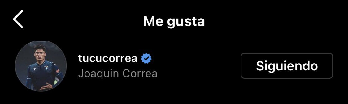 El Tucu Correa le dio like a Lali