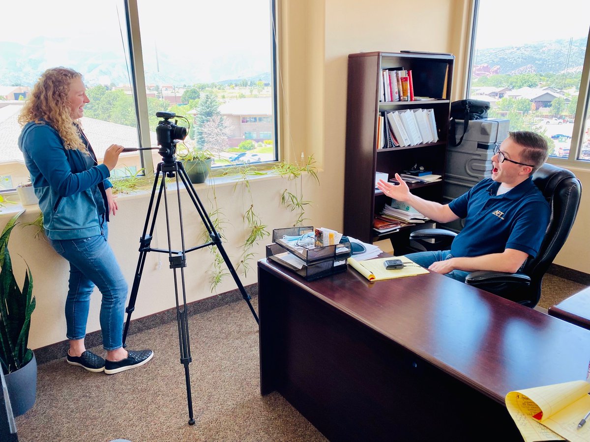 appliedflowtech's tweet photo. #funatwork - AFT #Engineer, Kyle Clark, graciously volunteered to be the “spokesperson” for a small video we are making. #engineersatwork #engineershavefuntoo https://t.co/C0jBMCzz44