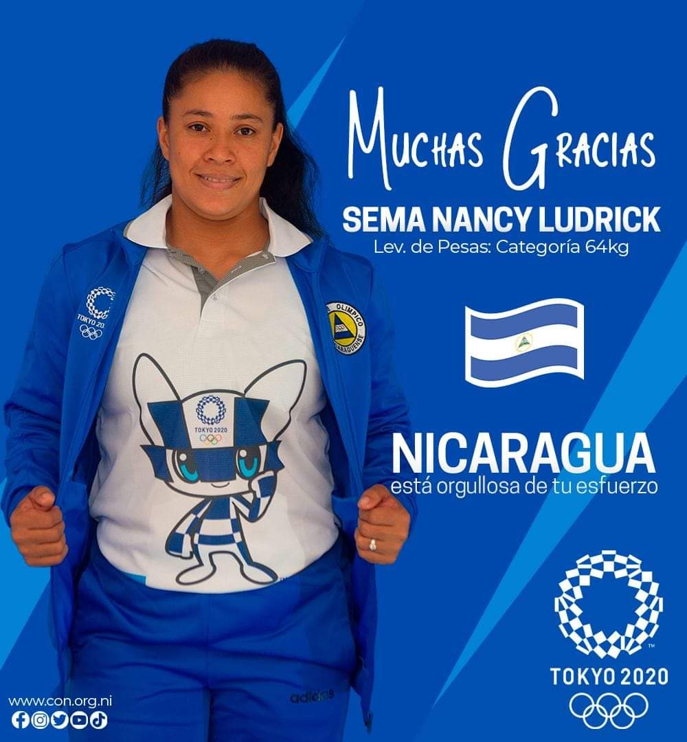 JavierParriles's tweet photo. #Nicaragua Estamos muy orgullosos de tu trabajo en los Juegos Olímpicos 🤩🇳🇮 una digna representante de la mujer nicaragüense.

¡Felicidades Sema Nancy! ✨ 🎊

#Tokio2020
#TodosLosTriunfosSonDelPueblo https://t.co/ugSOXbRI1w