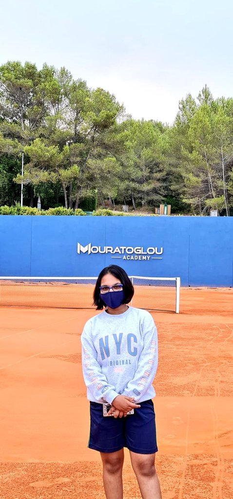 So happy and privileged to be able to experience one month of world class tennis at Moratoglou Academy in France - founded by one of my greatest inspirations when it comes to tennis, Patrick Moratoglou!  :) <a href="/pmouratoglou/">Patrick Mouratoglou</a>
<a href="/KNargish/">Nargish Khambatta</a> <a href="/sydneydxb/">Sydney Atkins 😷</a>