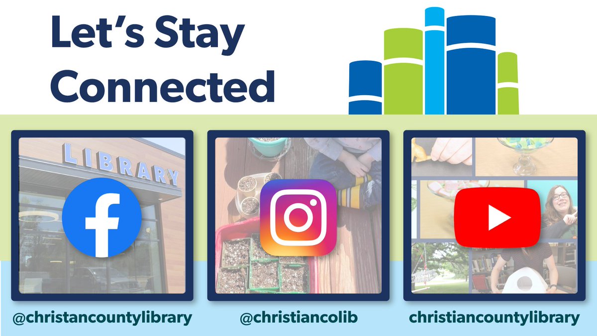 Keep up to date with library news, programs, events, new releases, services, videos and more by following our Facebook and Instagram pages and subscribing to our YouTube channel.