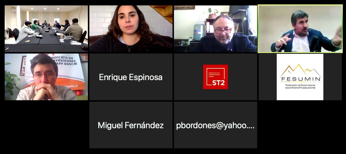 FESUMINchile's tweet photo. Para comenzar la jornada de la tarde, expone sobre crisis y oportunidades el Asesor @QuirogaCalama. Además, abre panel de conversación sobre cómo optimizar la gestión sindical de las bases de la Federación. https://t.co/ExQy7wrPQ6