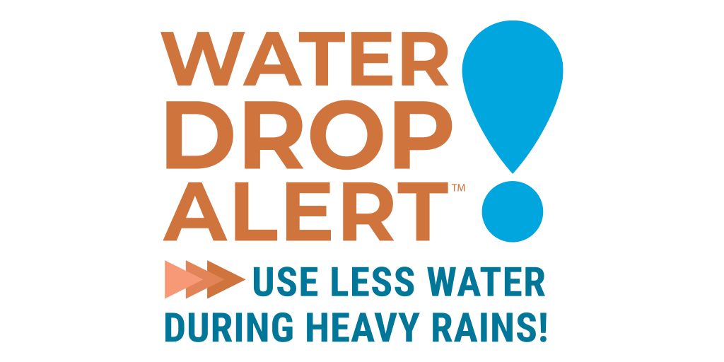 MMSD_MKE's tweet photo. WATER DROP ALERT has been issued! 
Severe weather is in the forecast tonight. Every drop counts. Try to use less water: 
• Hold off on washing dishes 
• Do the laundry tomorrow 
• Take a shorter shower 
Sign up for Water Drop Alerts, text: WATERDROP to 414-296-4422 https://t.co/o1EG93Bm6O