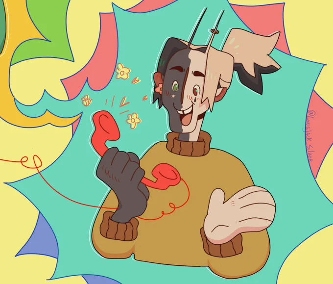 They just be talking about bees or smthg i don't know 

For @sweetchayos 's DTIYS, really fun!
#tubbofanart #ranboofanart #chayosdtiys 