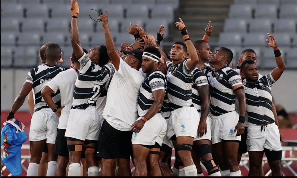 Gutted for the #blitzbokke finishing 5th, but overjoyed for #Fiji7s securing the gold! #FijiRugby is pure magic to watch.