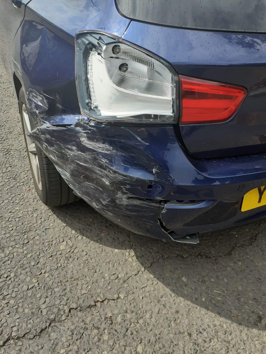 ride_walk's tweet photo. From our friends on Egerton  Road. Disappointingly, one of the new converts to parking on the road.  Got seriously damaged by a driver at speed who didn’t stop.  A shame when residents want to do the right thing, but people using it as cut through spoil it for everyone. https://t.co/Qg7U8btUJl