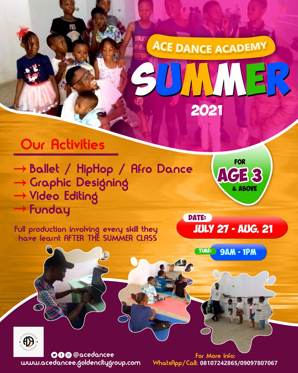 acedancee's tweet photo. About our on going summer class, day 1 started well.
#acedancee #aceweddingdance #goldencityentng #summerclasses #summer2021 #QUEENS_IRENE #WIvPAK #Warcraft #evlenbenimle #uinmalangmletre #internetshutdown #olympischespelen #PowerYourFunWithHot10i #GenshinImpact #joeyjordison https://t.co/BQxYatp1J4