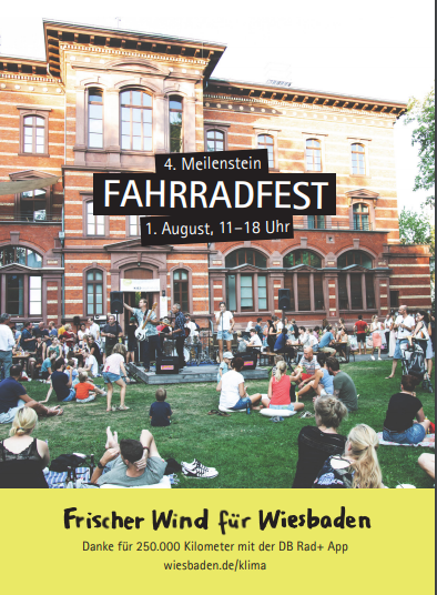 ADFC_Wi's tweet photo. Am Sonntag ist #fahrradfest in #Wiesbaden. Danke für 250.000 km mit der #dbradplus-app!
Es gibt auch einen #FahrradFlohmarkt (Verkäufer bitte anmelden) und vieles mehr... Infos: https://t.co/63QWuVhE4h
@scholzvolkmer @Stadt_Wiesbaden
/ub https://t.co/bZpSoKs2fp