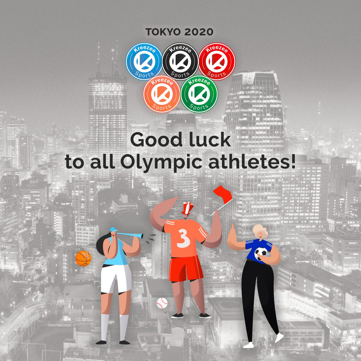 Good luck to all athletes performing in Tokyo at the Olympic Games! 🥇

🤸‍♀️⛹️‍♂️🏊‍♀️🏌️‍♂️🏄‍♂️🏃‍♀️
#Sports #OlympicGames #OlympicGamesTokyo2020