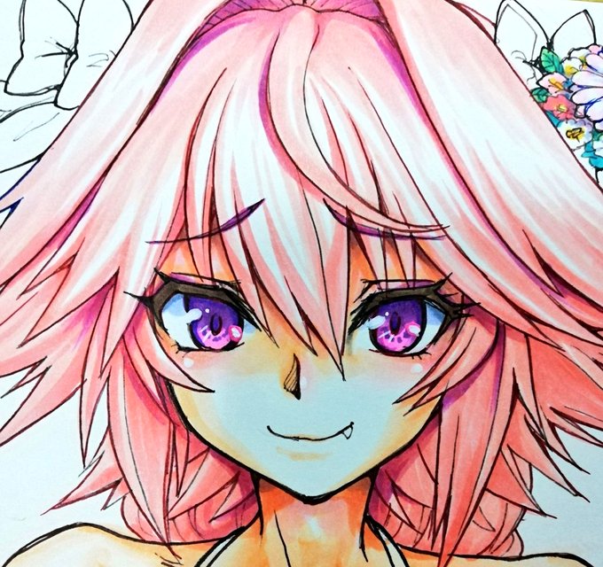 アストルフォちゃん描いてるとこ。 