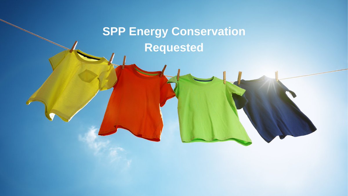 Help conserve energy Thurs, Jul 29, &amp; Fri, Jul 30, due to expected hot weather and high loads. More information: 4riverselectric.com/spp-energy-con…