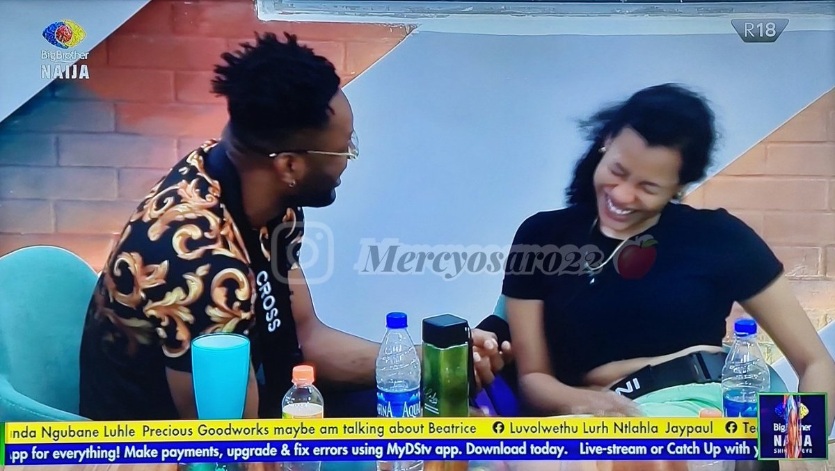 poshsypce22's tweet photo. Cross has slowly but surely secured his location close to Nini ☺️

It's a shot ur shot season

#bbnaija #BBNaija #BBNaijaSeason6 #BBNaijaShineYaEye #bbcross #bbnini https://t.co/GERu3EPSpe