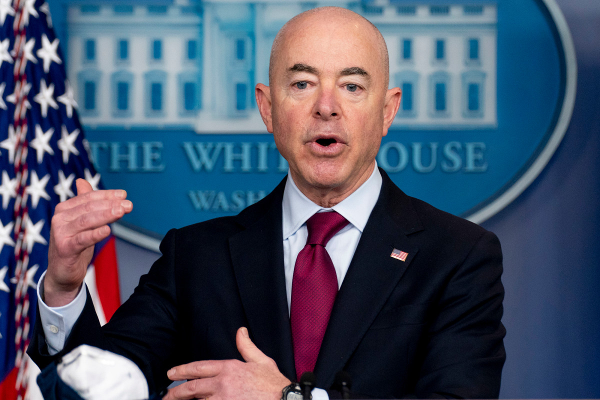 DHS Chief Alejandro Mayorkas working remotely after exposure to COVID 19
