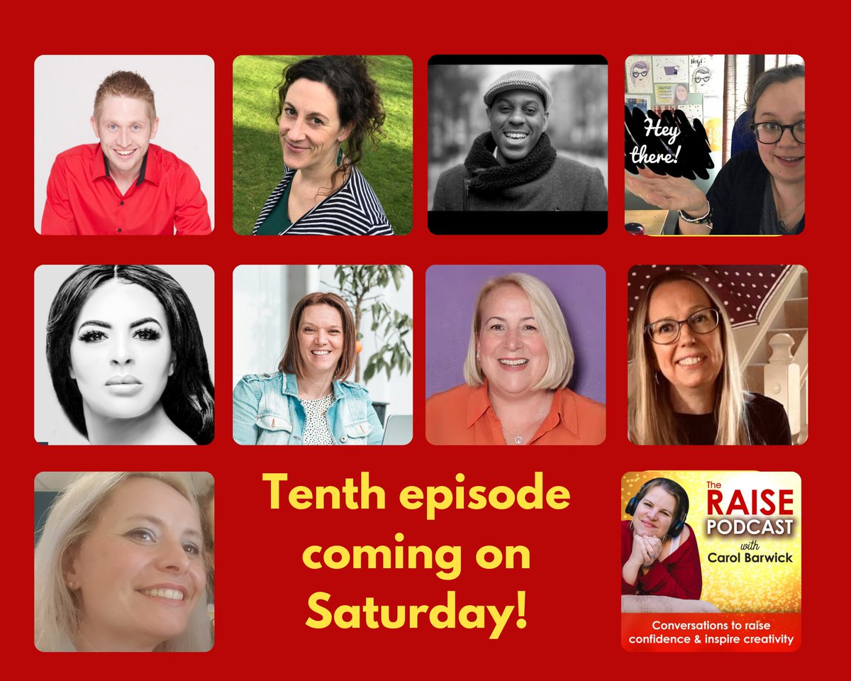 Look at all our lovely podcast guests! We've explored lots of Raise words so far with our tenth episode out on Saturday with <a href="/ImpactGamersBFD/">Impact Gamers 🏗️🎮=😀</a> 
Which episode has impacted you the most? 
#podcast #podcasting #confidence