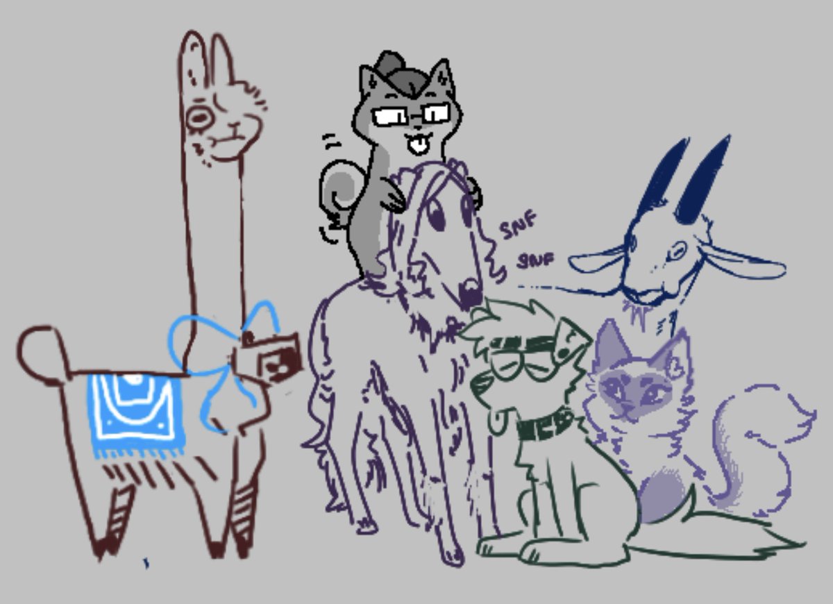 BranDrawsThings's tweet photo. oh we got da AGGIE

ft. @SheepuSenpai_ @nobby___ @knotsicle @_puddinggalaxy @Guddraws https://t.co/QdGM0wWqEo