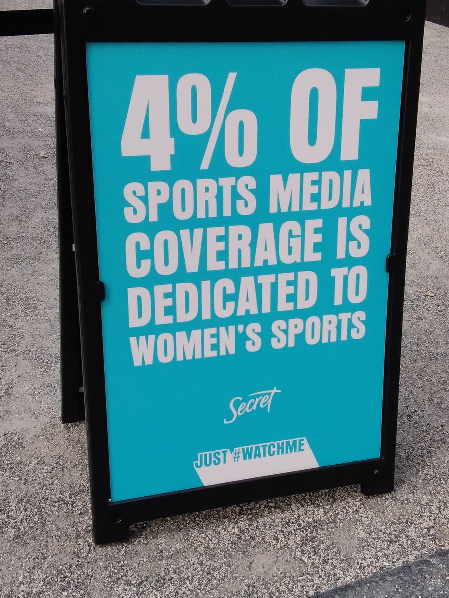 Janifer Youmans (@jryoumans) on Twitter photo <a href="/SecretDeodorant/">Secret Deodorant</a> <a href="/USWNT/">U.S. Women's National Soccer Team</a> <a href="/serenawilliams/">Serena Williams</a>
Thanks for the Just #WatchMe party at <a href="/CentralParkNYC/">Central Park</a>! Great job!
Alert: Only 4% of Sports Media Coverage for #womeninsports. <a href="/SecretDeodorant/">Secret Deodorant</a> <a href="/USWNT/">U.S. Women's National Soccer Team</a> <a href="/serenawilliams/">Serena Williams</a>
Thanks for the Just #WatchMe party at <a href="/CentralParkNYC/">Central Park</a>! Great job!
Alert: Only 4% of Sports Media Coverage for #womeninsports.