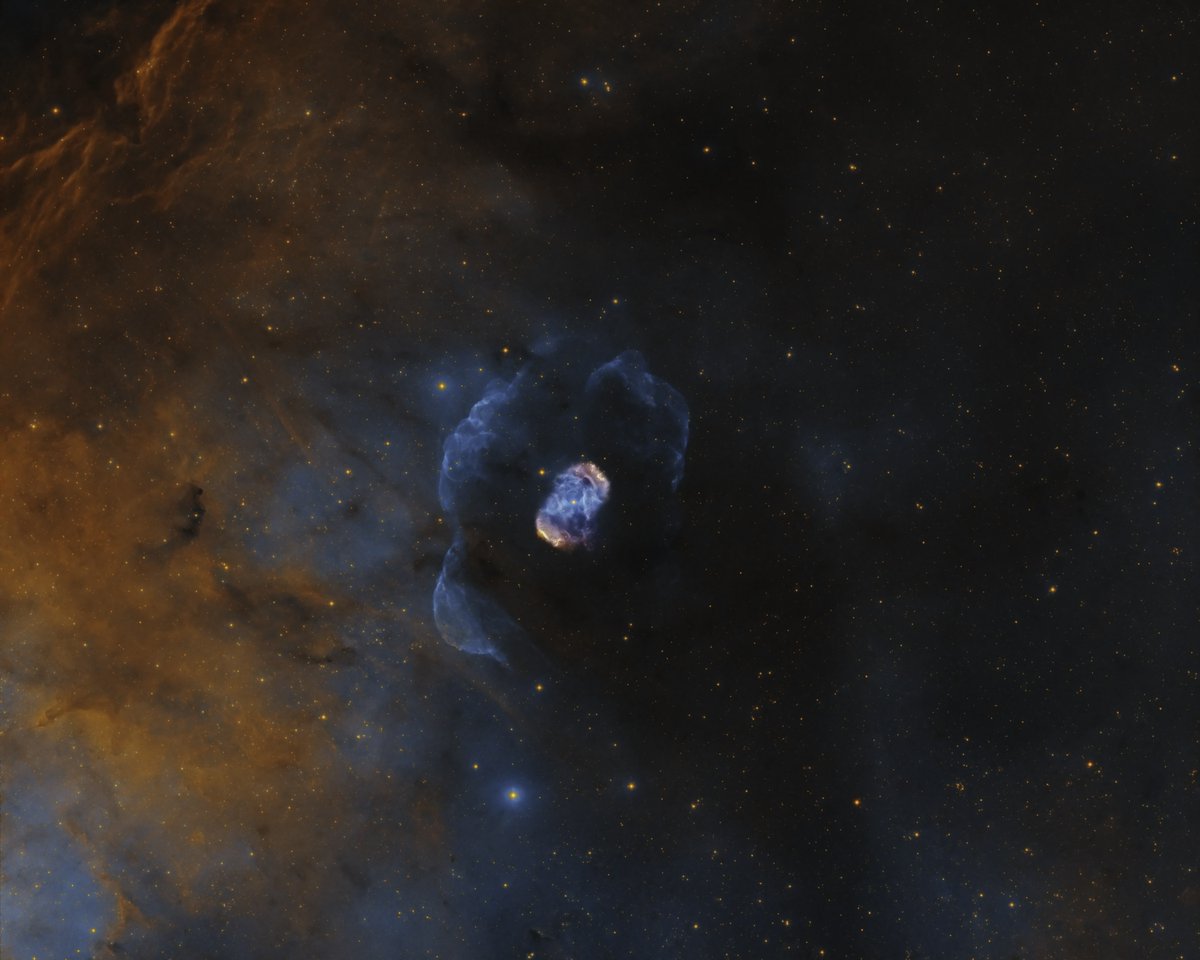 redditSpaceView's tweet image. My image of NGC 6164, a star shedding gas before it goes supernova!