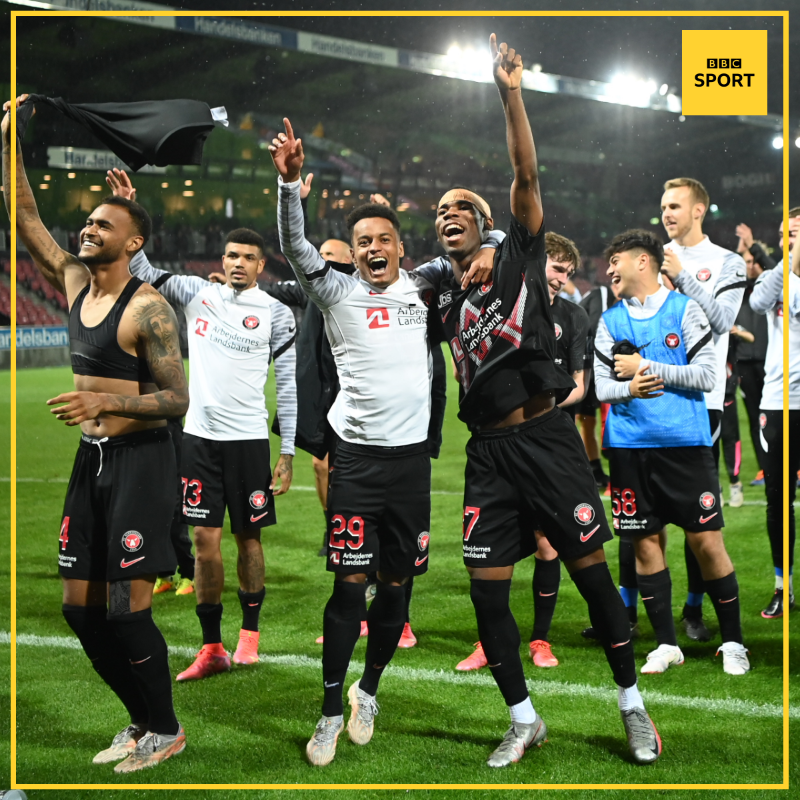 BBCSport's tweet photo. Celtic have been knocked out of Champions League qualifying by FC Midtjylland.

More ⤵ #bbcfootball
