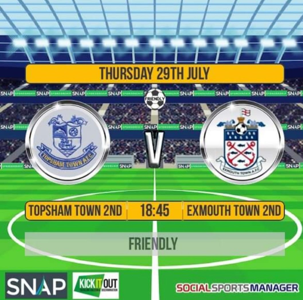 Gary king (@gkflooring123) on Twitter photo <a href="/Exmouth2nds/">Exmouth Town FC 2nds</a> Back in action tomorrow with an away Friendly against <a href="/TopshamTown_FC/">Topsham Town FC</a> reserves <a href="/Exmouth2nds/">Exmouth Town FC 2nds</a> Back in action tomorrow with an away Friendly against <a href="/TopshamTown_FC/">Topsham Town FC</a> reserves