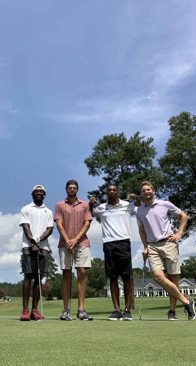 Great round with the guys today! Last round before fall camp <a href="/GamecockFB/">South Carolina Football</a>
