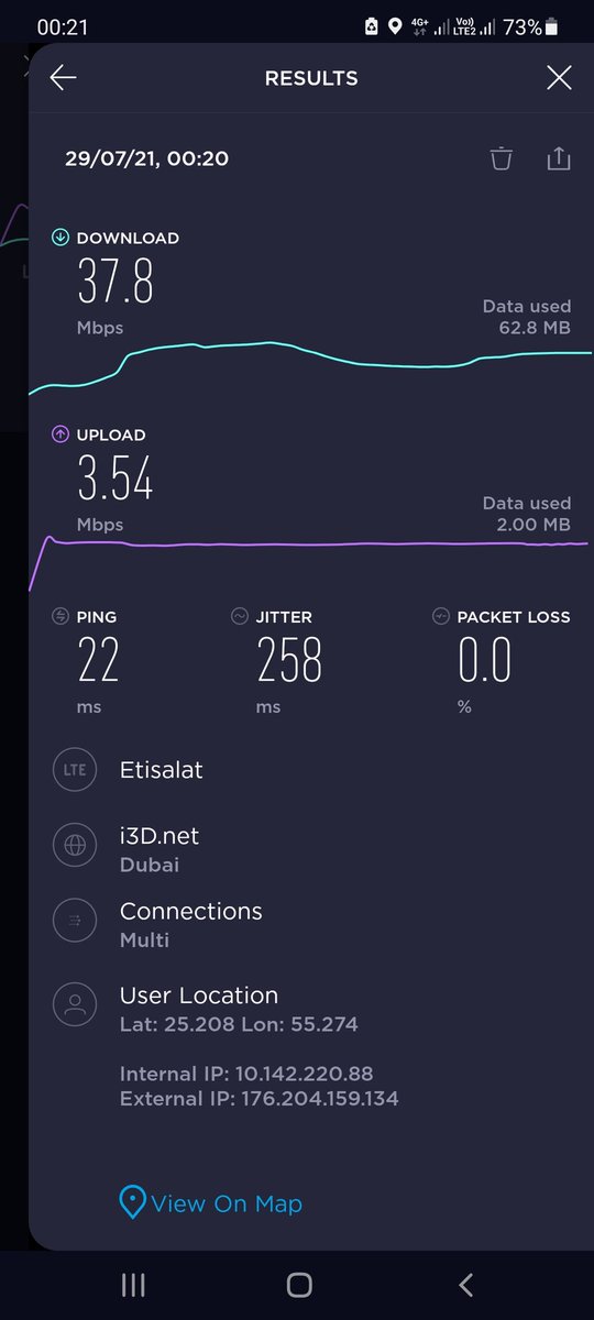reedeegay's tweet photo. Du vs Etisalat speedtest. Expected from these guys with 5g speeds &amp; all. https://t.co/hTEmSQ396i