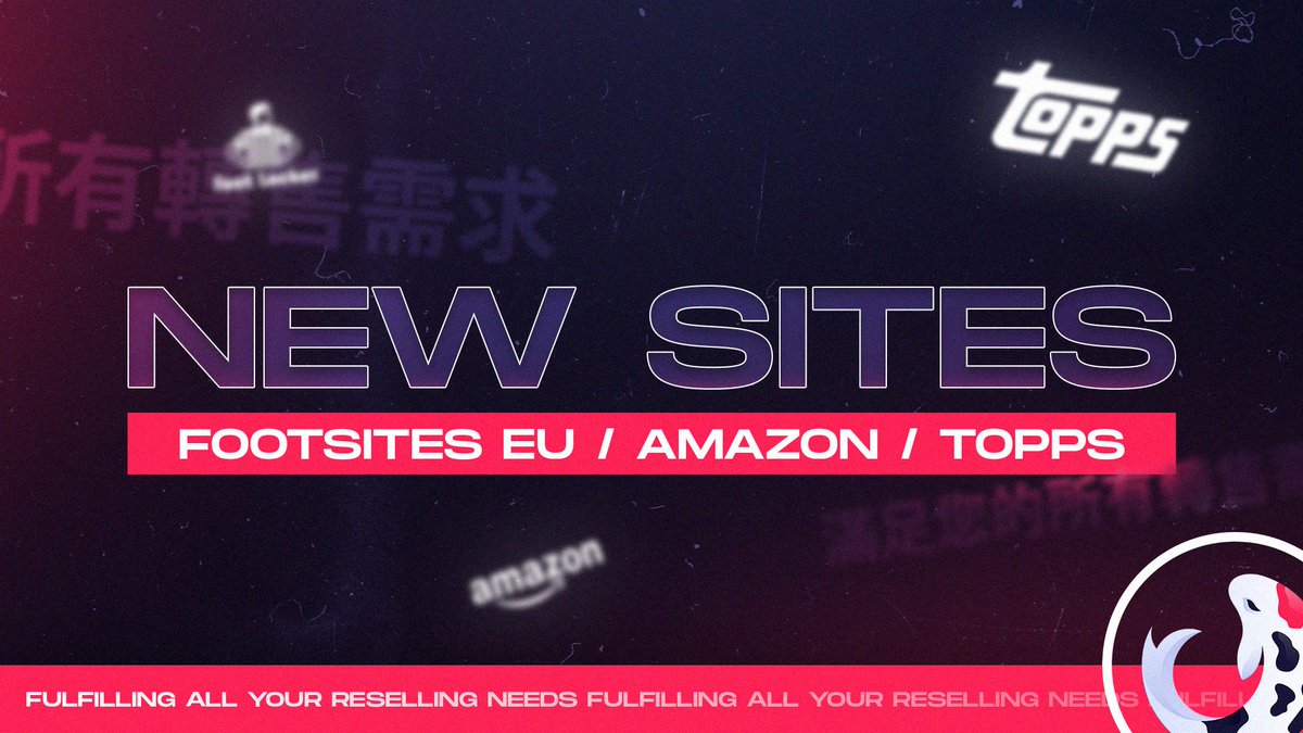 Koi_AIO's tweet image. Coming Soon - New sites! 🔒

Consistency is key, Koi has persistently dominated retail for months. About time that we increase our users profits even more with these new site additions 🤭

The true All-In-One Solution ⛩️