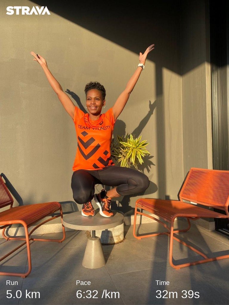 KhethiMla's tweet photo. Exercise feeds my soul❣️
If it’s not on STRAVA, it didn’t happen! 
#RunningWithTeamVitality #TeamVitalityChamps #EveryRunCounts  #VRWC #LiveLifeWithVitality @Vitality_SA 

#TVStrava : https://t.co/GSVoTixAPI https://t.co/WpBo2Lkz3y