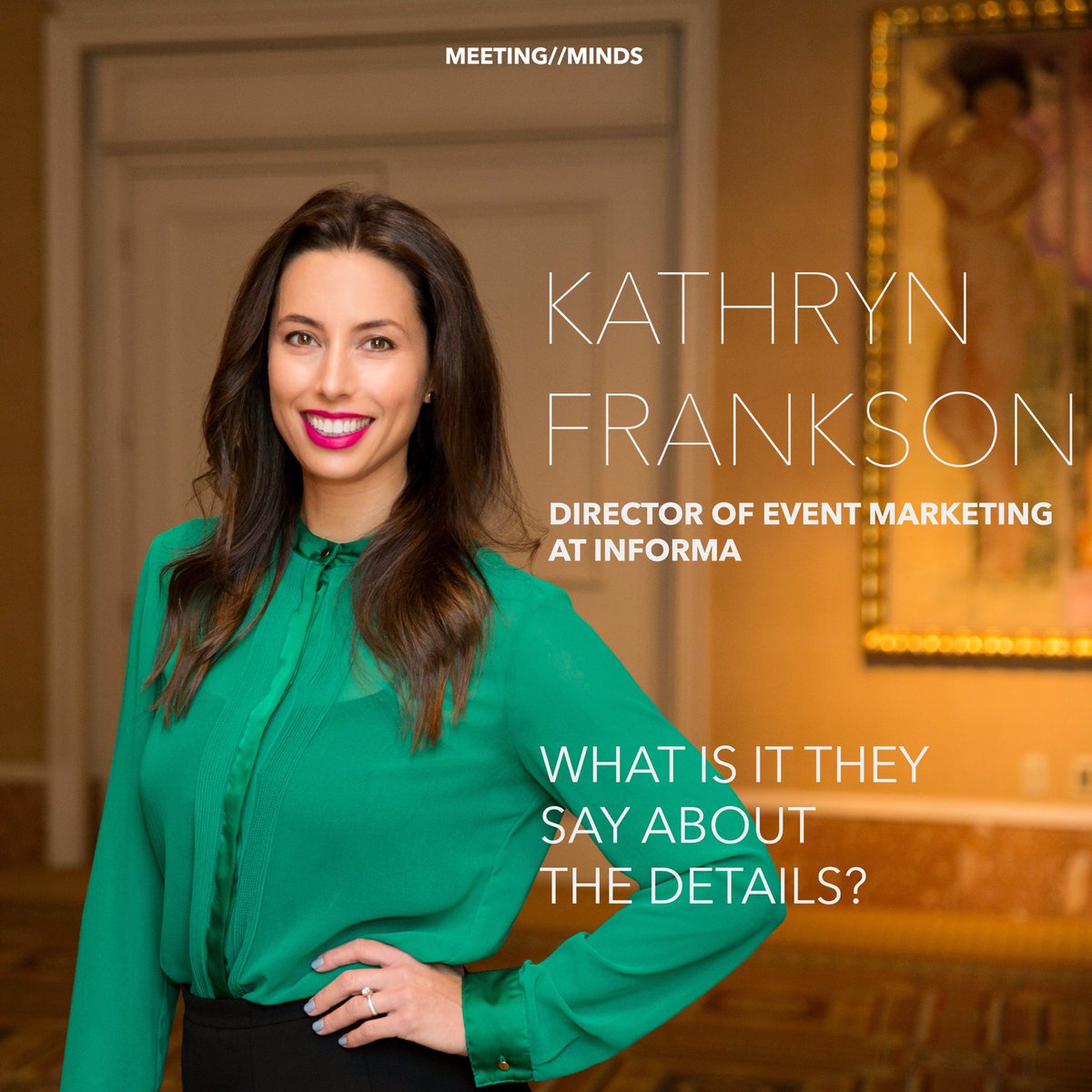 I LOVED chatting with <a href="/TheMeetingMinds/">Meeting Minds</a> (in person, no less 🔥🔥) because it wasn’t a debate about virtual, hybrid or in person.

We talked about how you actually make people feel welcome at an event and the details that truly matter.

Podcast link 👇👇👇