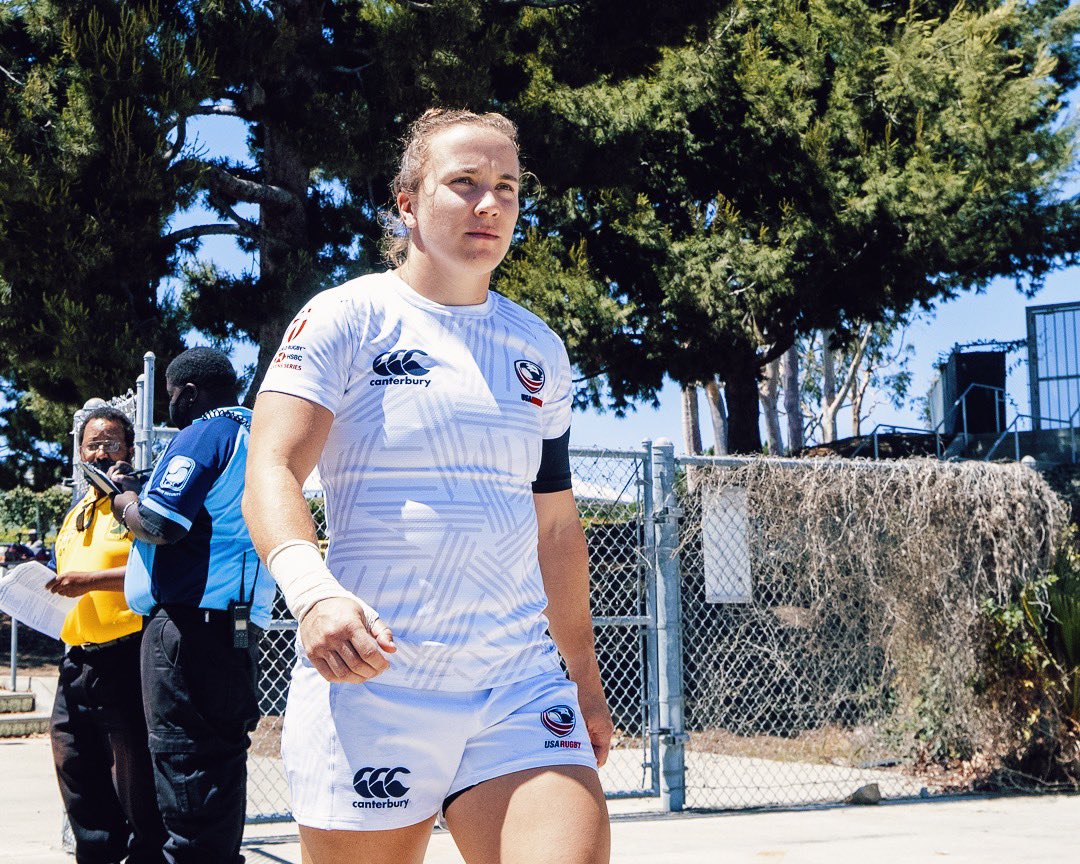 KirsheBar's tweet photo. Locked In. GAME DAY. 

#rugby #rugbysevens #usarugby #athlete #teamusa #rugbyplayer #tokyo2020 #femaleathlete #TrySquad https://t.co/NlNNVv1qCh