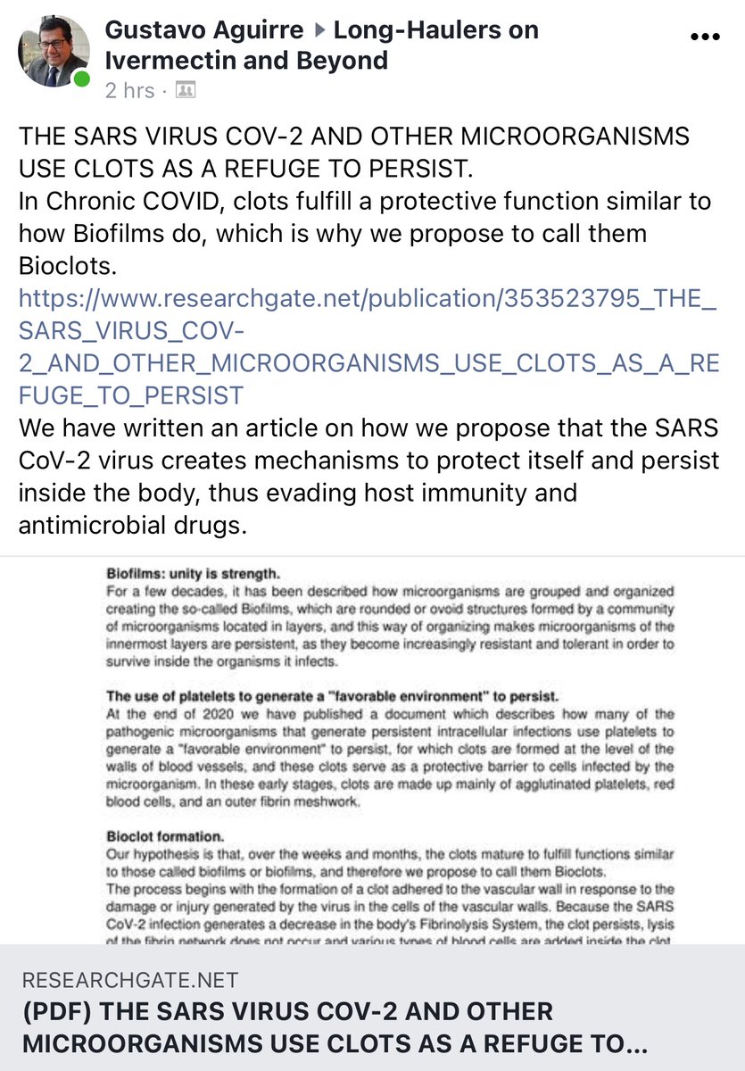 ClichyRose3's tweet image. New research from Dr. Gustavo Aguirre Chang MD. researchgate.net/publication/35…
#bioclots
