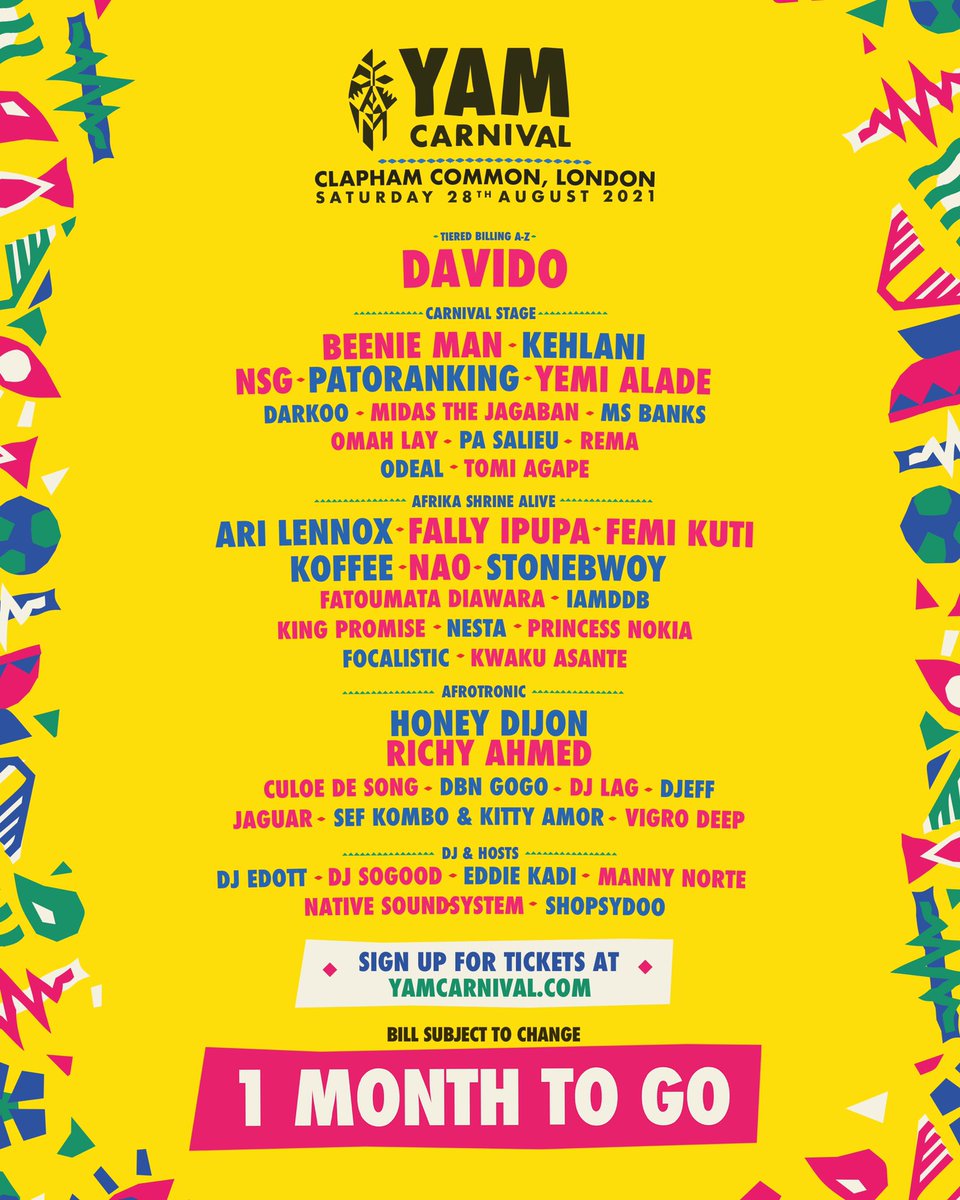 Djedottuk's tweet photo. JUST ANNOUNCED MAIN DJ @ YAM CARNIVAL! August 28th! Final Ticket Releases FRIDAY! #KakaBoye 🤩🤩🤩 https://t.co/nlCZlnHPAX