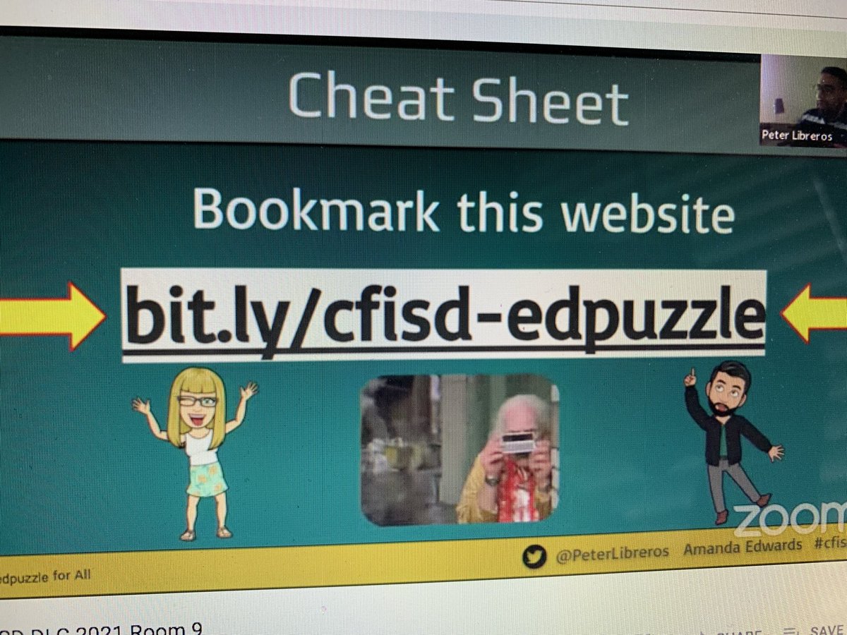 Enjoy Edpuzzle session.  Can’t wait to use it with my students. @PeterLibreros <a href="/edpuzzle/">Edpuzzle</a> #cfisddlc