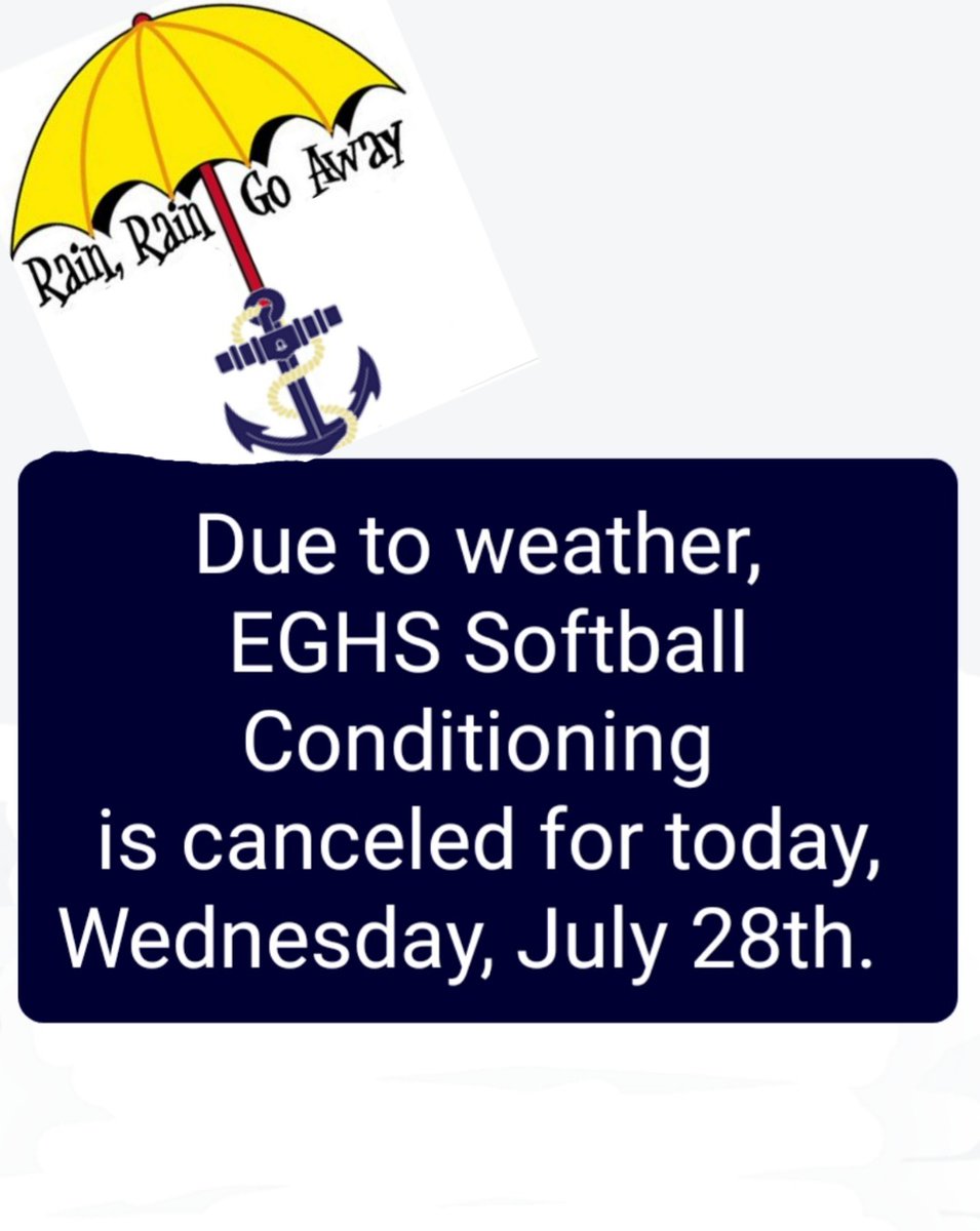Conditioning is canceled for today!