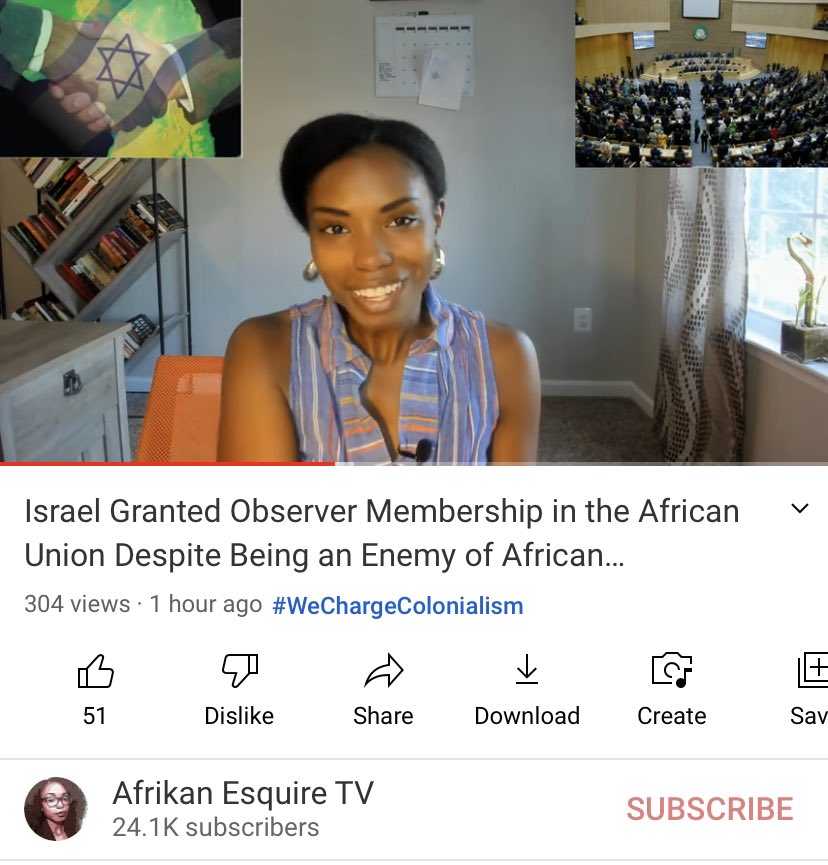 AfrikanEsq's tweet photo. New Video: Israel Granted Observer Membership in the African Union https://t.co/I11zeXiNhD https://t.co/55aZY2JT9X