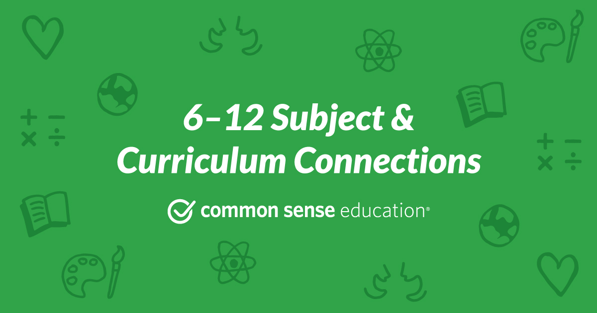 CommonSenseEd's tweet photo. Looking for some inspiration to implement #digcit? This resource provides examples of how Common Sense Education's Digital Citizenship Curriculum could connect to a variety of subjects in middle and high school. https://t.co/Awr07wxnRu https://t.co/2VPFGofHAd