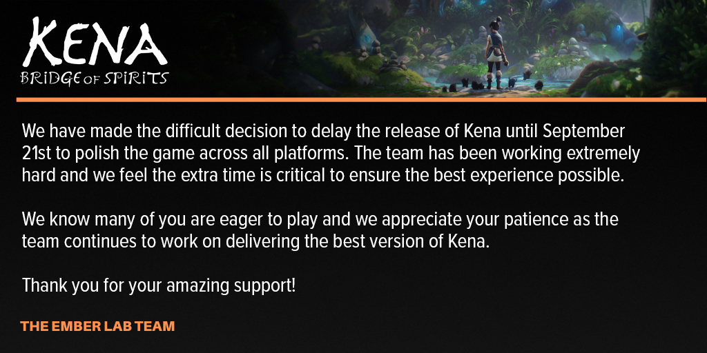 Kena: Bridge of Spirits vuelve a sufrir un retraso para su lanzamiento