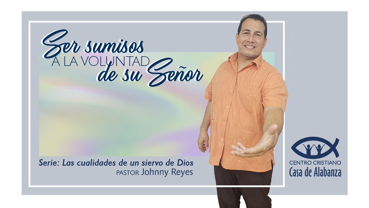 CCCAPorlamar's tweet photo. Estudio Bíblico
Serie: Cualidades de un siervo de Dios
Tema II: Ser Sumisos a la voluntad del Señor 
Pastor Johnny Reyes
Miércoles 28 de Julio
Hora 6:00pm

YouTube Casa de Alabanza Isla de Margarita

Ingresa al link 👇🏻

https://t.co/YvzyL5vX4d https://t.co/bvsVbYndAk